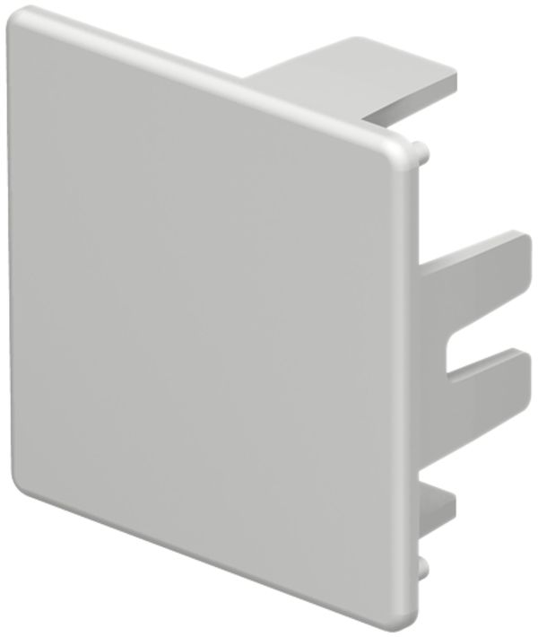 Piastra terminale Bettermann p.canale d'installazione WDK grigio chiaro 40×40mm
