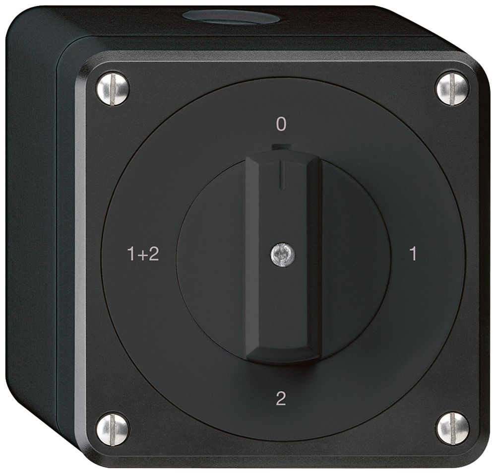 Interrupteur rotatif AP robusto IP55 schéma 1/1P noir