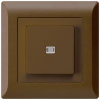 UP-Leuchtdruckschalter kallysto.line 3/1L braun