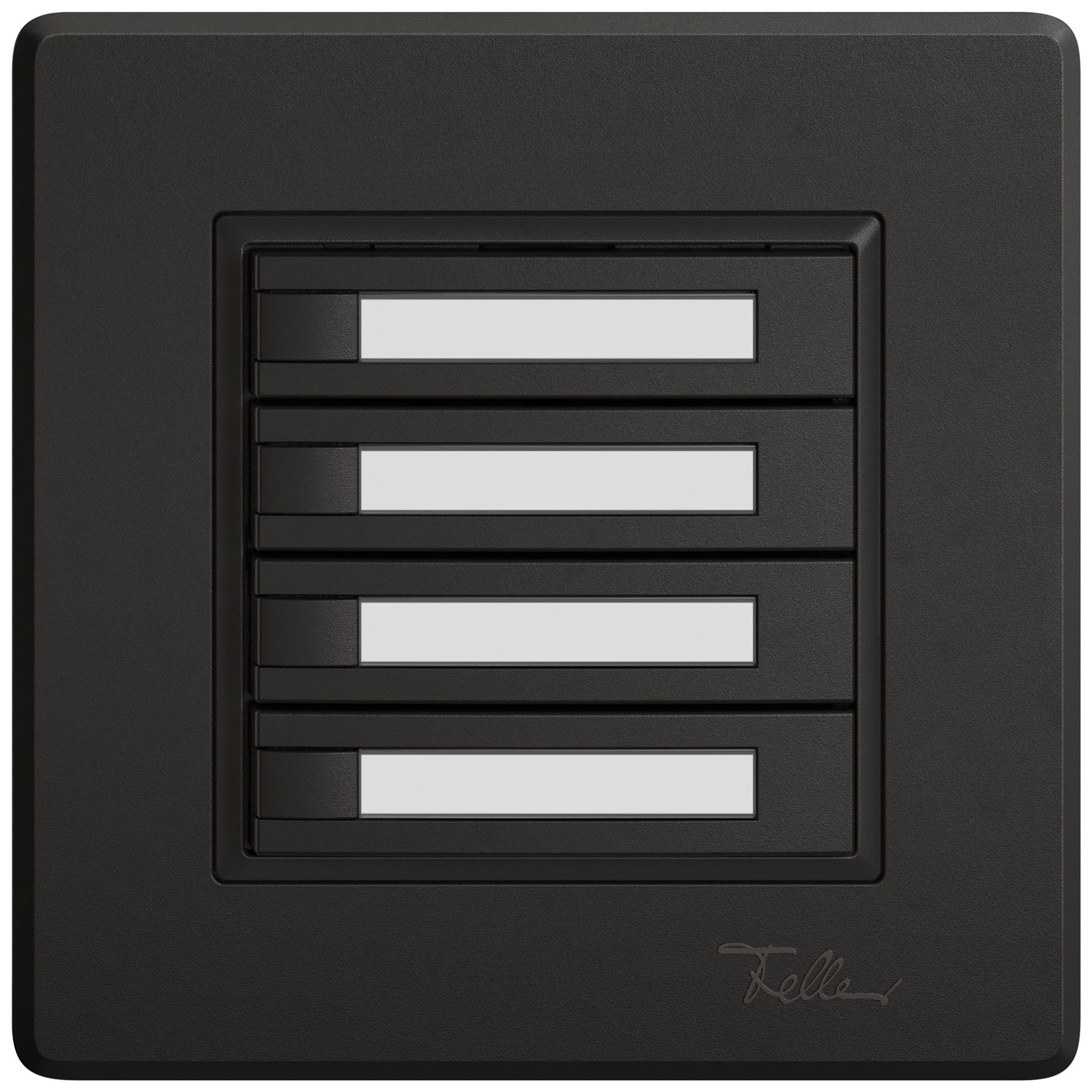 UP-Universaltaster EDIZIO.liv UNI SNAPFIX® 12…48V o.LED 4× 1-Tbed.Pap.sz