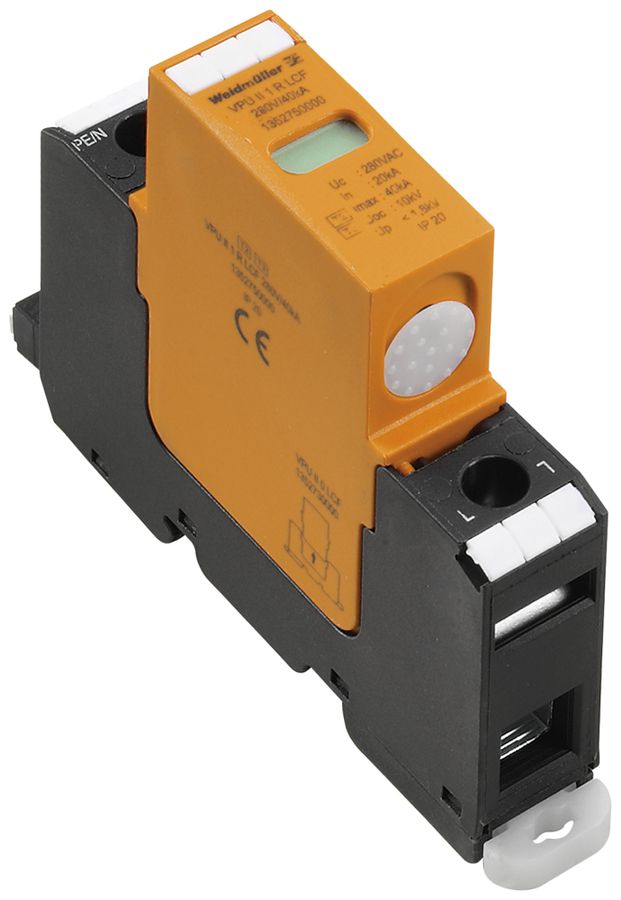 Parasurtension Weidmüller VPU II 1 R LCF 280V/40KA