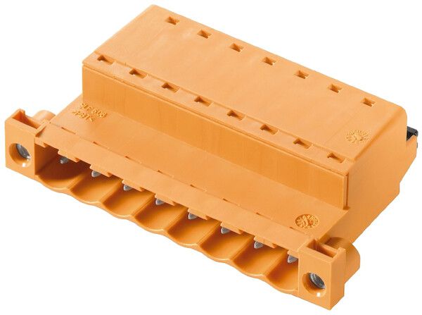 Stiftstecker Weidmüller SLF Flansch 5.08mm 5L verzinnt orange