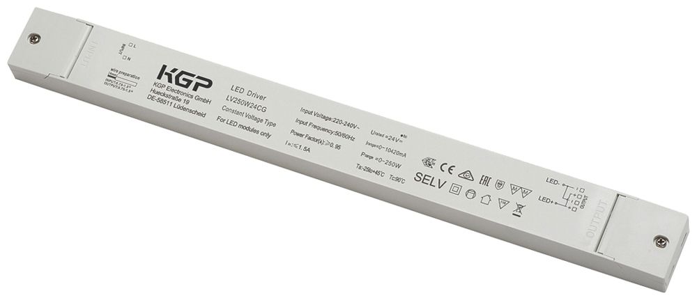 LED-Betriebsgerät SLV 250W 24V ON/OFF 400×40mm