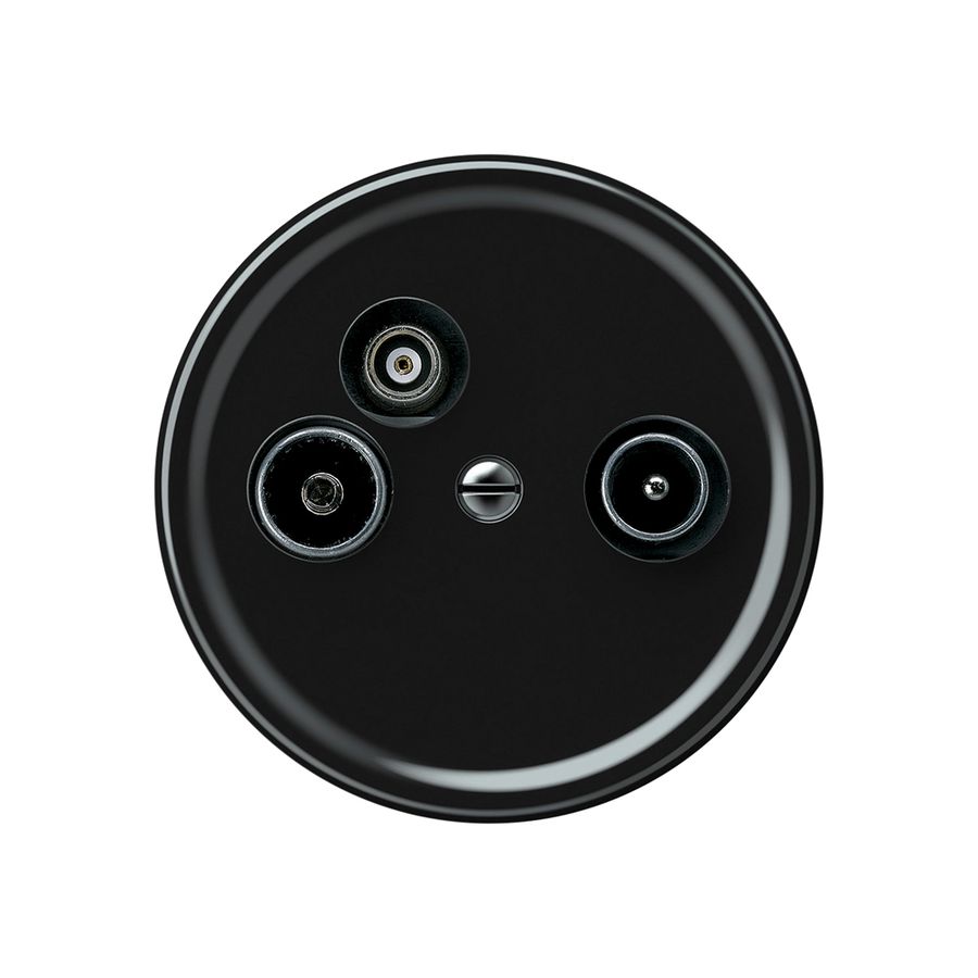 Antennendose TV-R-Daten origin Durchgangsdose 11dB 5dB schwarz