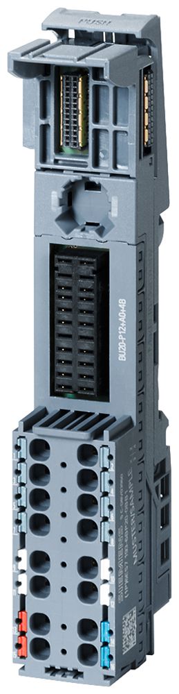 SPS-Basiseinheit Siemens SIMATIC ET200SP B1 BU20-P12+A0+4B, Push-In