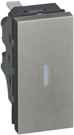 EB-Drucktaster AR/1L ARTEOR, 1 Modul, magnesium