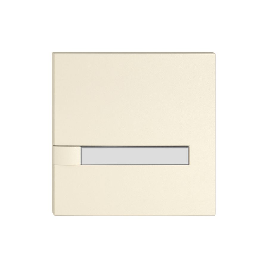 Poussoir 1/1 EDIZIO.liv SNAPFIX® p.KNX&UNI s.LED a.étiquette comm.1touch.cr