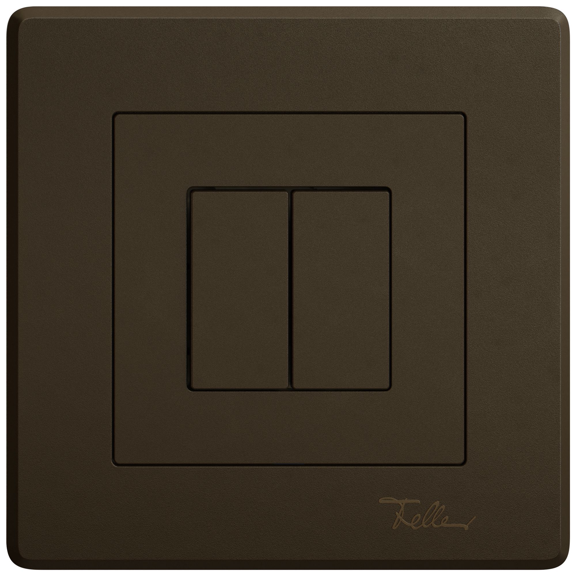 Station sec.interrupteur ENC EDIZIO.liv Wiser SNAPFIX® 2 canaux 2 touches br