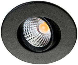 Spot LED INC SG Nano Tilt 4W 240lm 3000K IP65 MB Ø50mm noir