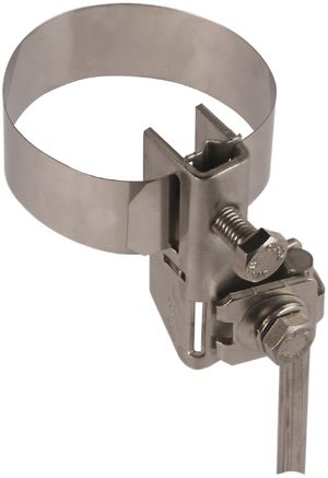 Collier de serrage pour antenne Elvatec/DEHN 27…168 mm (3/4…6'') V2A