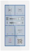 UP-Touchpanel KNX MDT BE-GTSP6TW.01S 6" Lautsprecher Glas weiss