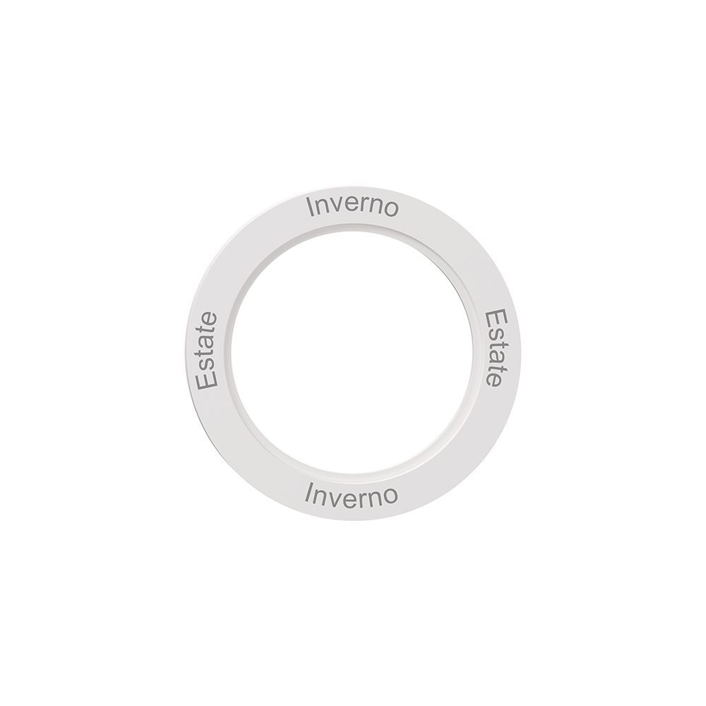 Disque indicateur NEVO, p.inter.rotatif, Estate-Inverno-Estate-Inverno, blanc