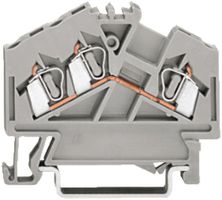 Durchgangsklemme frontverdr. WAGO 2.5mm² grau