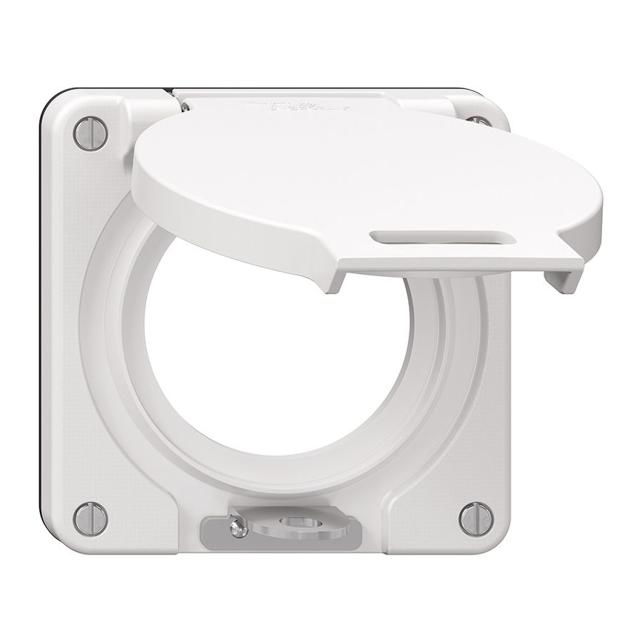 Coperchio con coperchio ribaltabile NEVO Ø53mm chiudibile bi (guarn.ne)