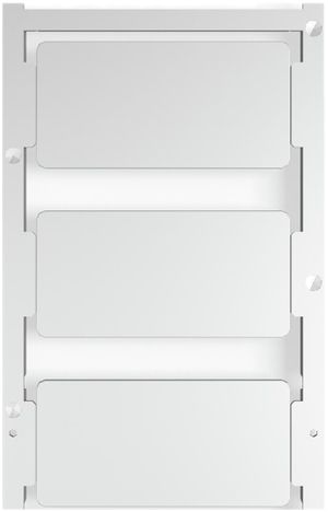 Marcatore per apparecchi Weidmüller MultiCard CC autoadesiva 30×60mm PA66 grigio
