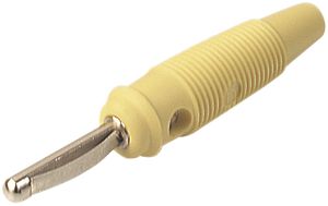 Fiche banane VQ 20 système 4mm, jaune