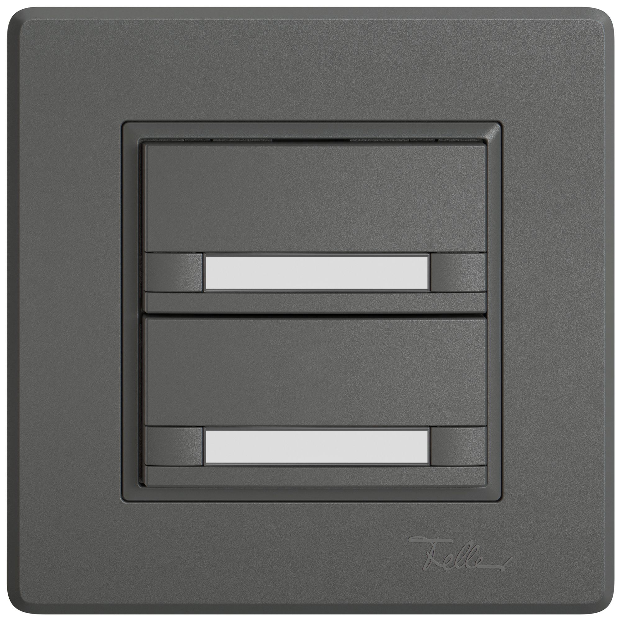 Pulsante KNX RGB INC EDIZIO.liv SNAPFIX® sensore temp.s.LED targ.2× com.2T grs