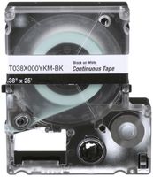 Etikettenkassette Panduit MP, Endlosband, 9×9100mm schwarz auf transparent