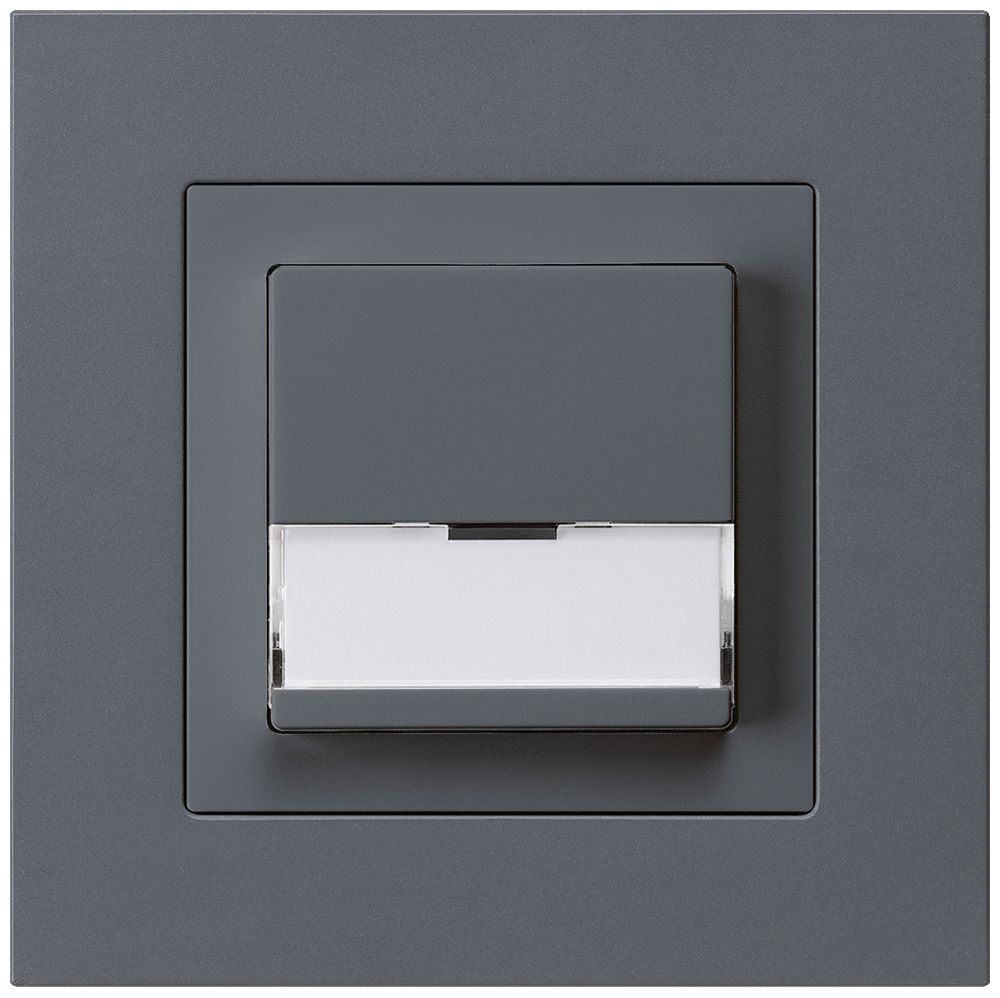 UP-SonnerieTaster kallysto.pro anthrazit A/1L mit Namensschild 37×15mm