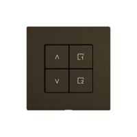 Bedienaufsatz zu Storenschalter EDIZIO.liv Wiser SNAPFIX® 1K Szene 4T br