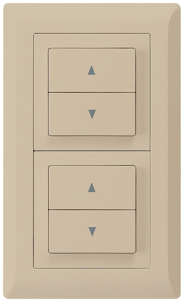 Combinaison ENC kallysto.line grd.I-I verticale 2×interr.stores beige