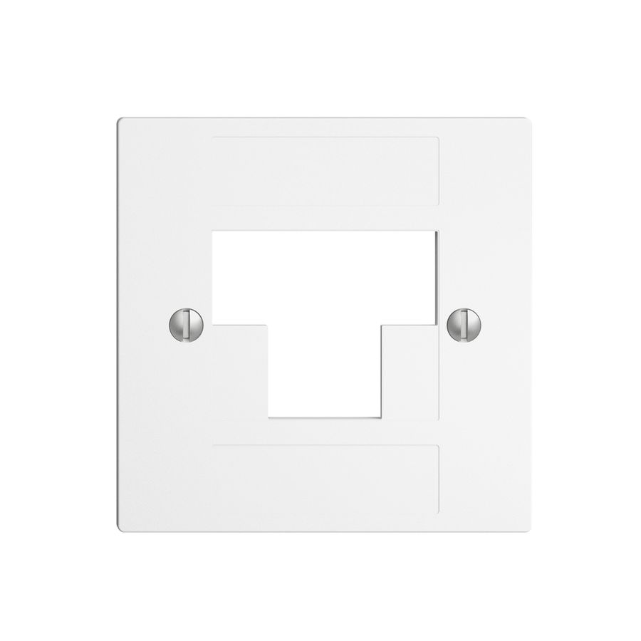Frontplatte 2×RJ45 ITplus EDIZIOdue weiss
