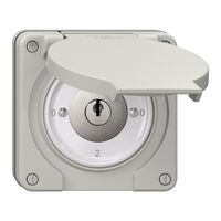 Interrupteur rotatif NUP NEVO, 2/1 L, avec serrure&2 clés, KS, 0-1-0-2, grc