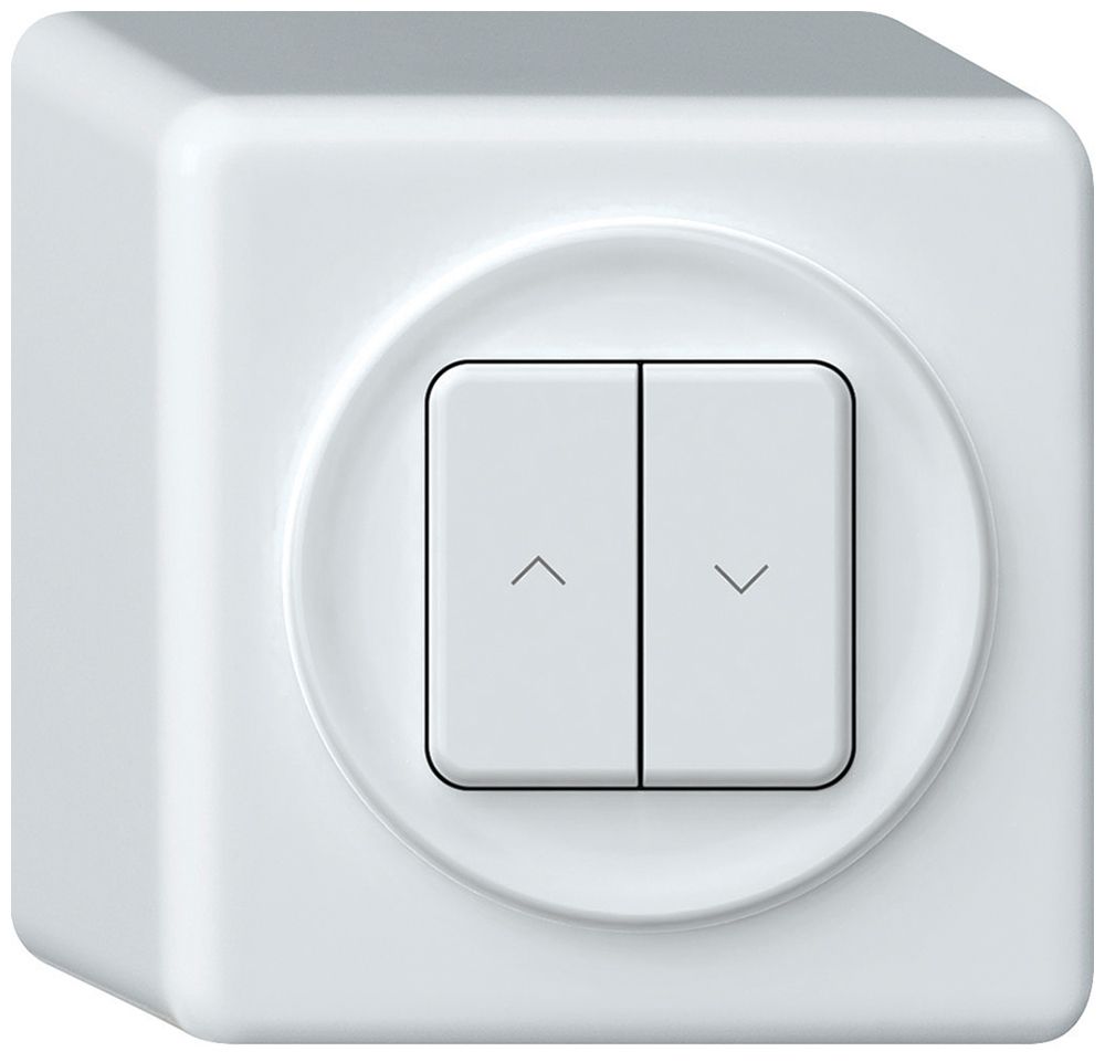 Attuatore per persiana KNX AP origin 2×tasti bianco