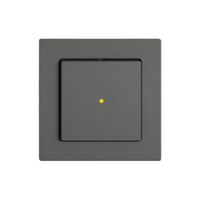 Interrupteur à poussoir lumineux EDIZIO.liv SNAPFIX® 6/1L lent.front.LS jn grf