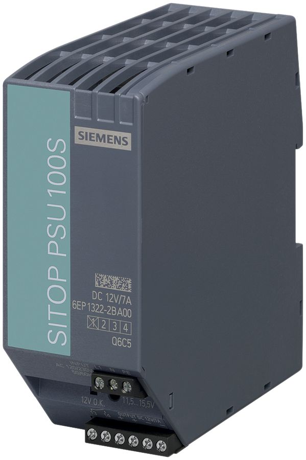 Alimentation Siemens SITOP PSU100S, IN:120/230VAC, OUT:12VDC/7A
