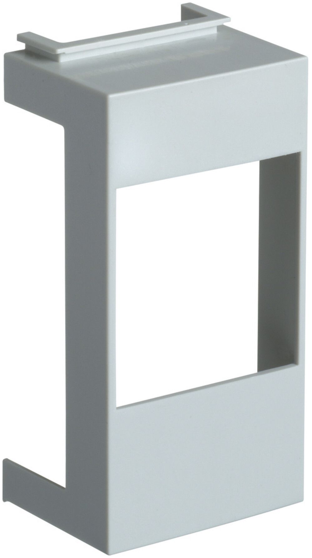 Halterung für Messgeräte Hager kurz zu DIN00 für versenkte Messgeräte 44×44mm