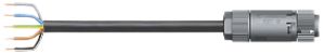 Anschlussleitung Wieland RST16I5KSB- 15 10SW 1m 5L 1.5mm² schwarz