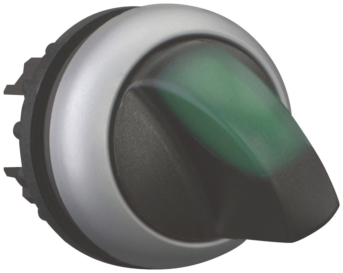 Maniglia rotante Eaton M22-WLKV-G Ø22.5mm a bloccaggio IP66 illuminazione verde