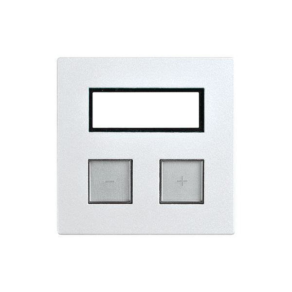 Abdeckset EDIZIOdue elegance für 2×Taster+RTH pearl