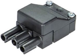 Steckerteil Wieland 3L schwarz