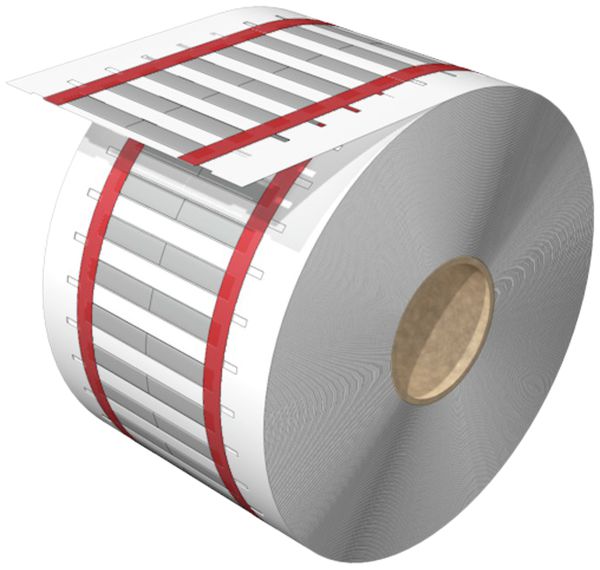 Leitermarkierer Weidmüller MultiMark HS für Ø1…3.2mm 25.4×5.6mm weiss