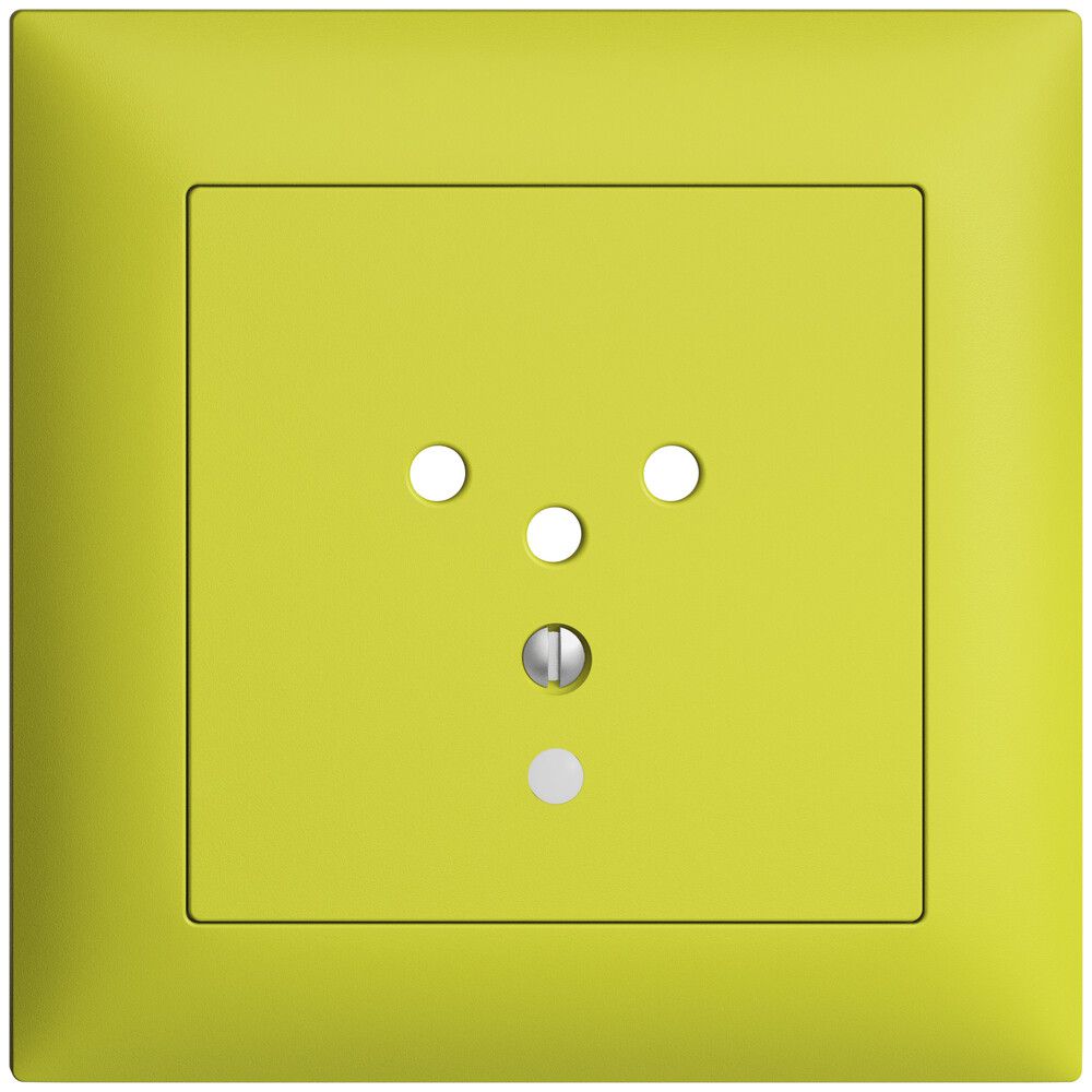 Kit frontale INC EDIZIOdue lemon 88×88mm T12 con lente per presa