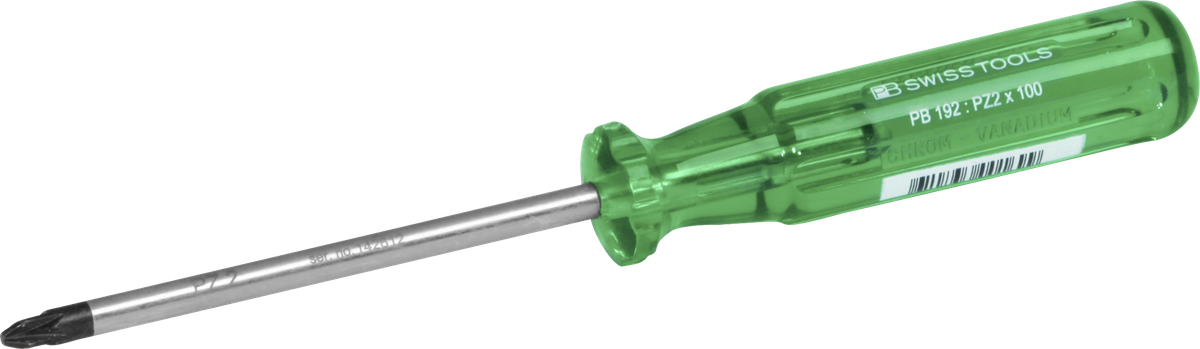 Tournevis cruciforme PB 192 Pozidriv PZ grd.2 100mm Ø6mm