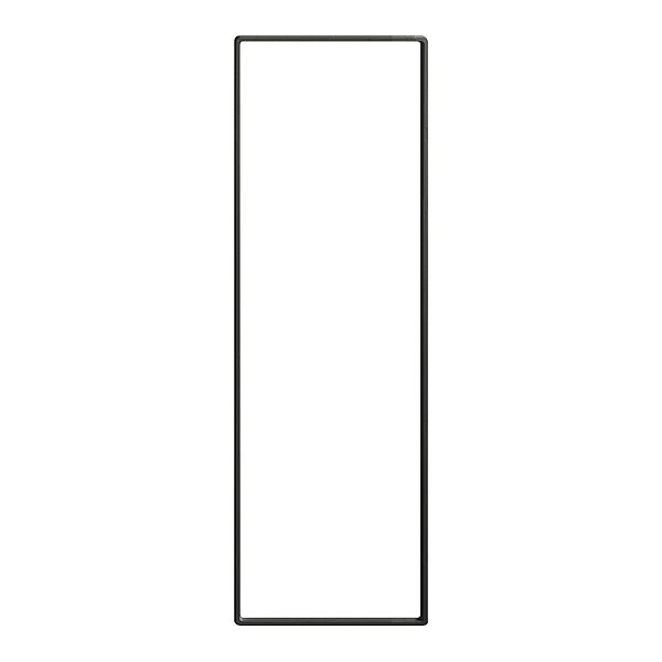 Telaio complementare EDIZIOdue prestige 4×1 nero