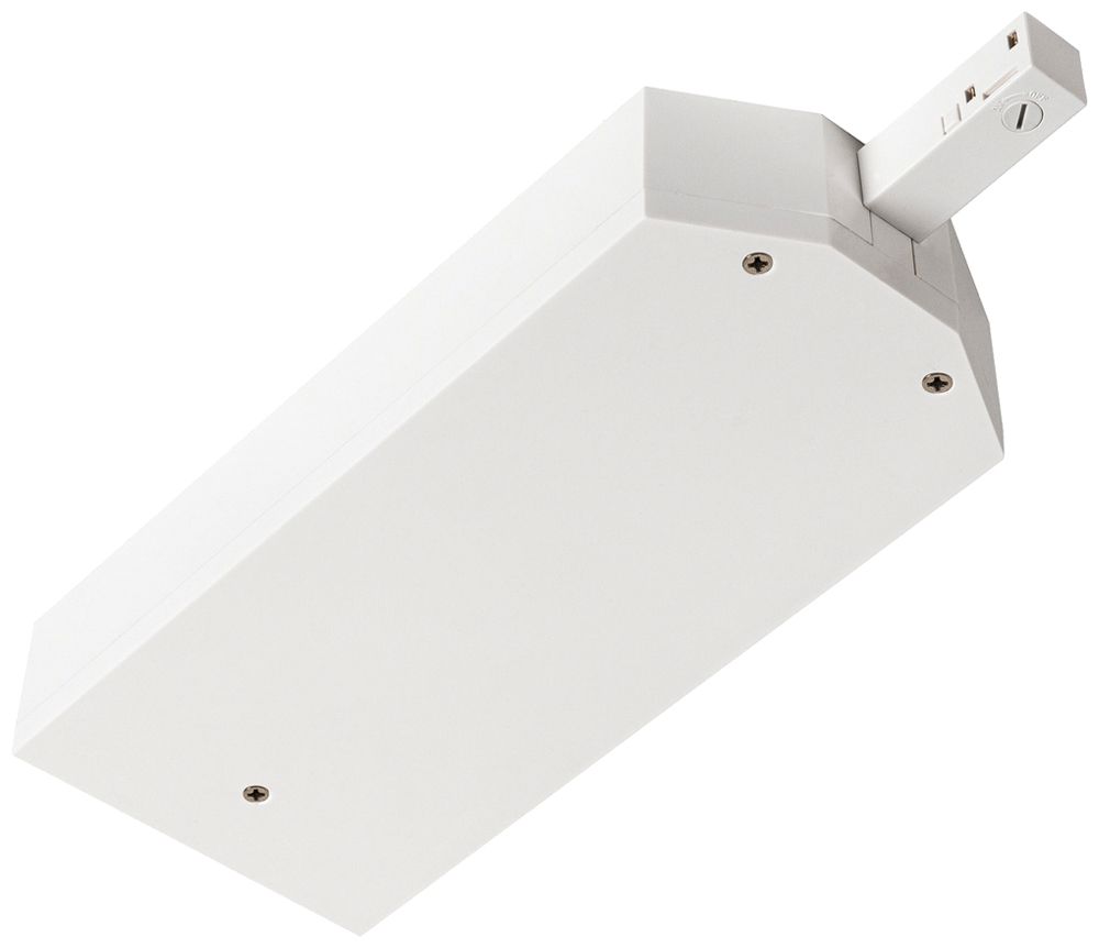 Boîtier transfo SLV 48V TRACK DALI gauche blanc