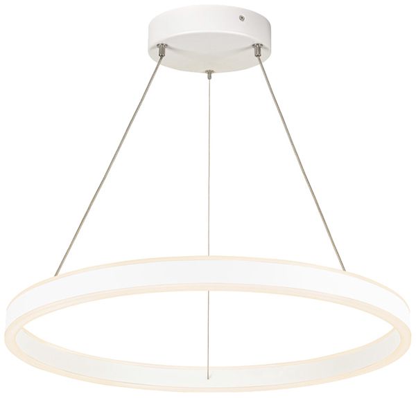 LED-Pendelleuchte SLV ONE 60 UP/DOWN DALI 25W 800lm 3000/4000K weiss