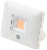 LED-Strahler SG Flom Midi PIR 10W 1290lm 830 IP65 100° 120×95mm weiss