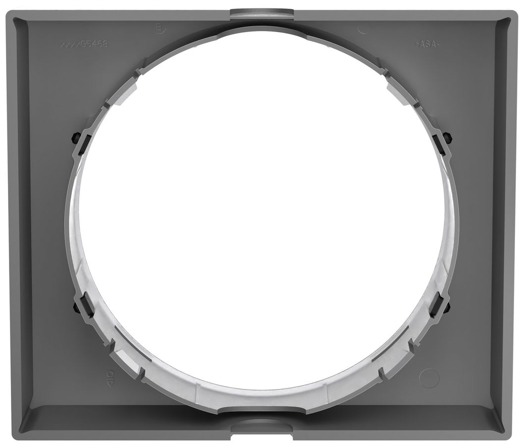 Dekorrahmen ABB Busch-Wächter PRO Aluminium