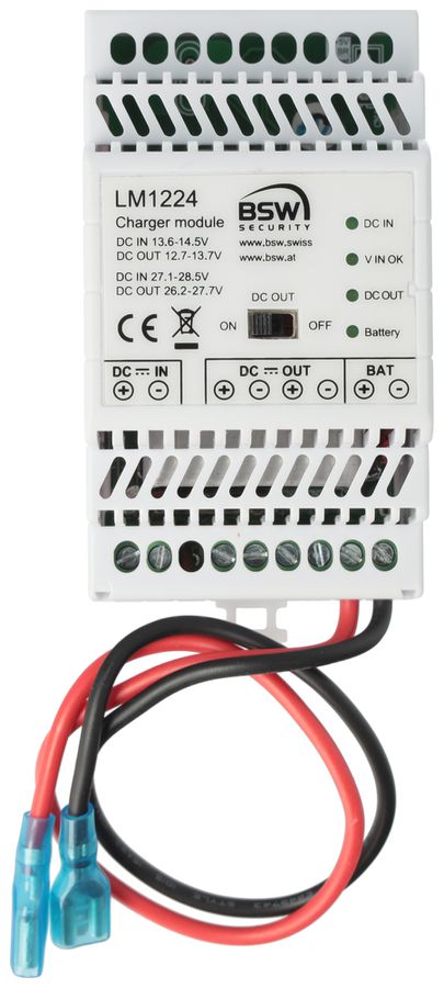Chargeur AMD BSW LM1224, 12…24VDC 100W/0.8A (max. 7Ah), 3UM