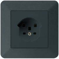 UP-Steckdose HA kallysto.trend Typ 25 mit Steckklemmen schwarz