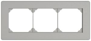 UP-Kopfzeile EDIZIO.liv SNAPFIX® 1×3 für frei wählbare Kombinationen hellgrau