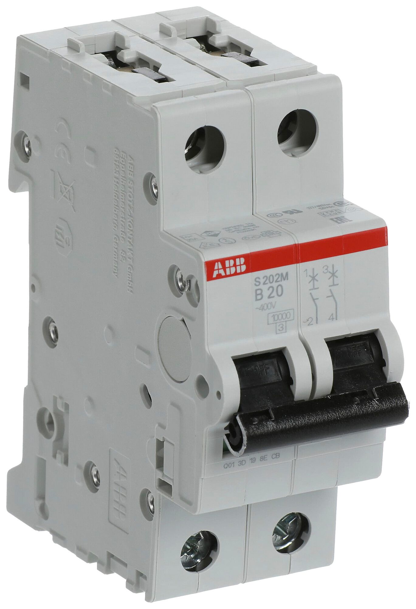 Leitungsschutzschalter ABB S202M-B20 20A B 10kA