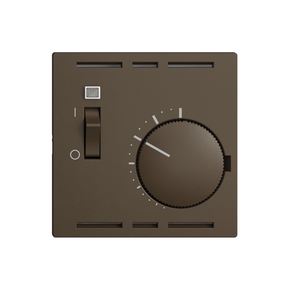 Kit frontal EDIZIOdue coffee 60×60mm pour thermost.d'amb.