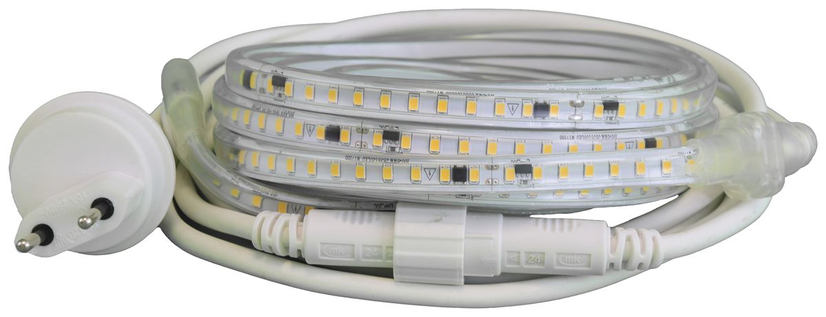 LED-Lichtband DEM QUICKLED 120XS IP65 240V 9.5W/m 1600lm/m 4000K ws 25m