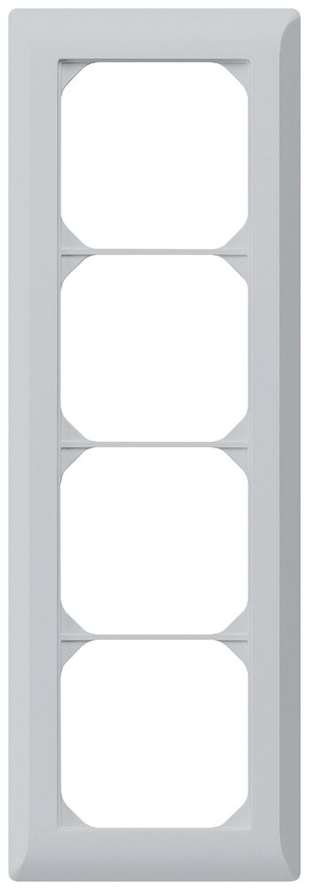 UP-Abdeckrahmen kallysto.line 4×1 hellgrau 92×272mm